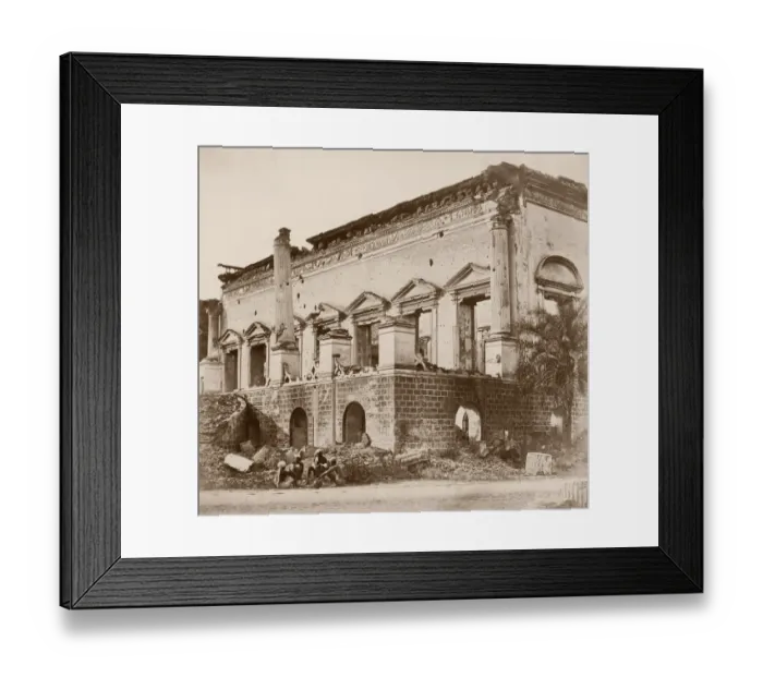 Framed Print : Bank House Ruins Framed Print : Bank House Ruins