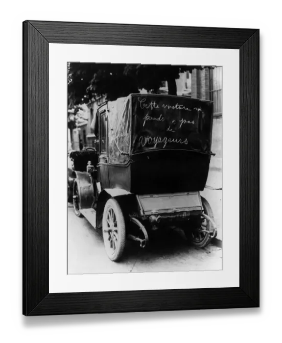 Framed Print : Taxi Strike Framed Print : Taxi Strike