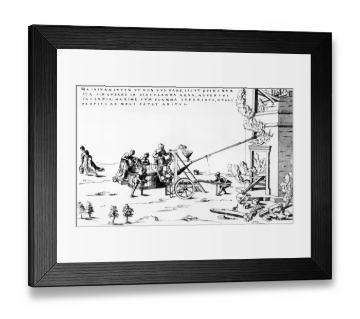 Framed Print : Bessons Fire Engine Framed Print : Bessons Fire Engine
