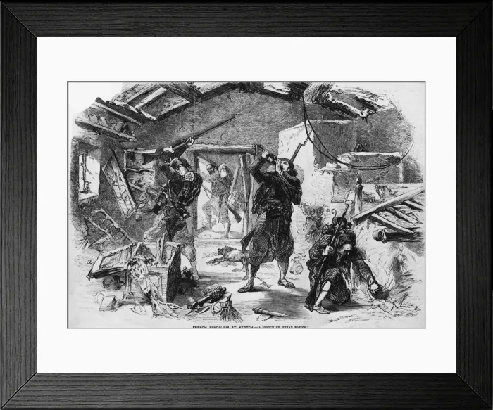 Framed Print : French Troops At Kerch Framed Print : French Troops At Kerch