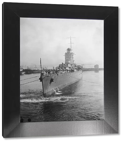 British Battleship HMS Rodney
