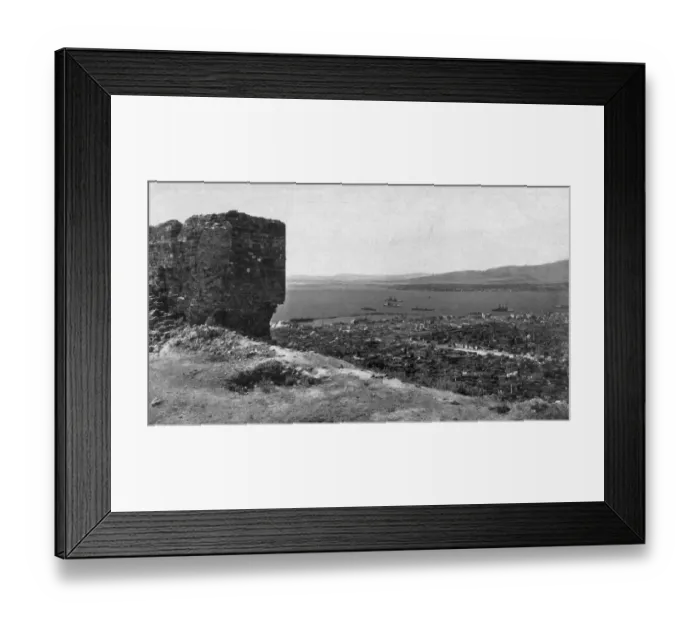 Framed Print : Smyrna. The city of Smyrna (modern Izmir) on the Turkish coast, as seen Framed Print : Smyrna. The city of Smyrna (modern Izmir) on the Turkish coast, as seen
