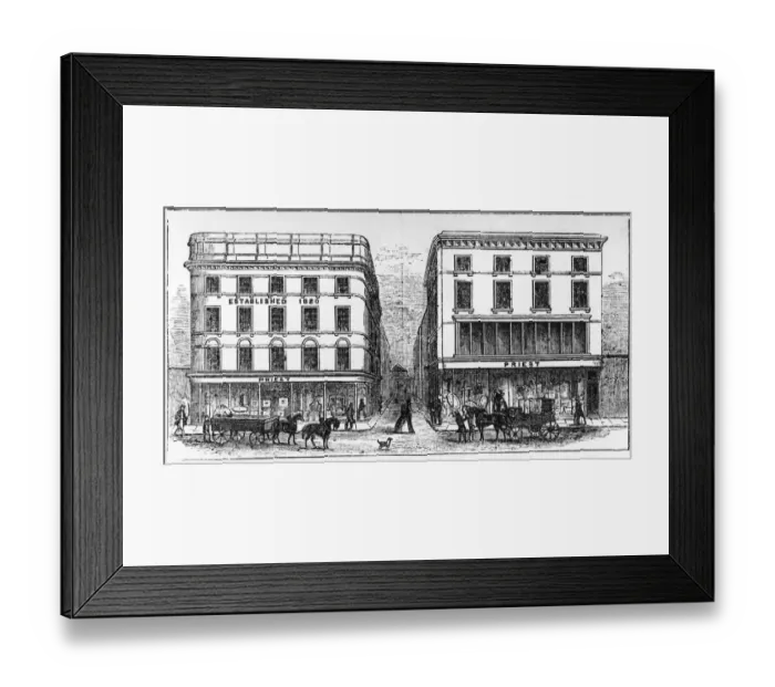 Framed Print : Priests Furniture Shop Framed Print : Priests Furniture Shop