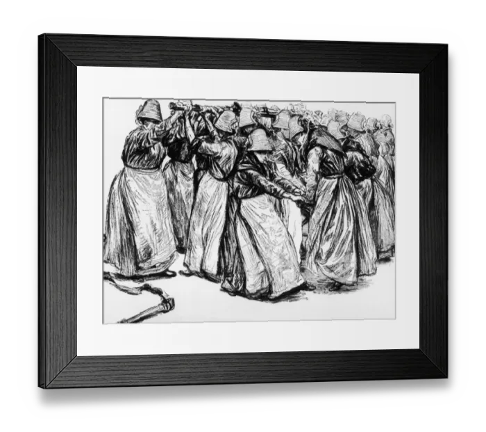 Framed Print : Prison Fire Drill Framed Print : Prison Fire Drill