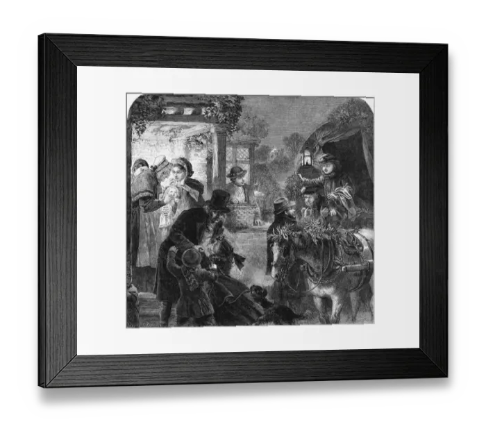 Framed Print : Christmas Visit Framed Print : Christmas Visit
