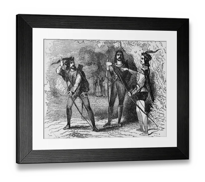 Framed Print : Medieval Archery Framed Print : Medieval Archery