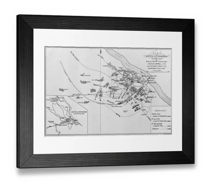 Framed Print : Battle of Cawnpore Framed Print : Battle of Cawnpore