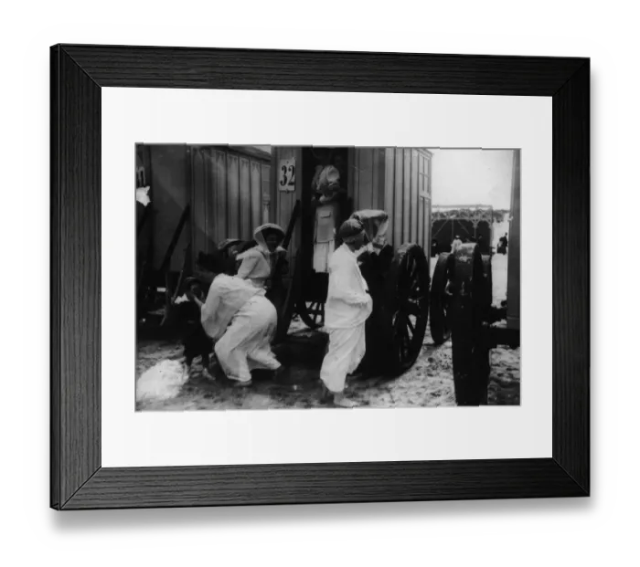 Framed Print : Bathing Pavillions Framed Print : Bathing Pavillions