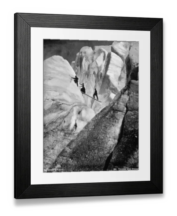 Framed Print : Early Mountaineering Framed Print : Early Mountaineering