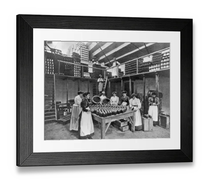 Framed Print : Bottling Room Framed Print : Bottling Room