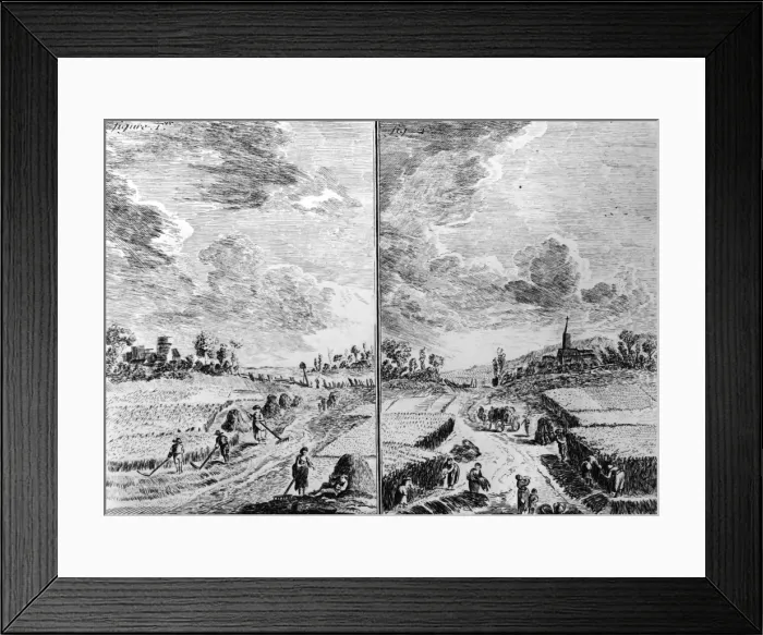 Framed Print : Harvest Scenes Framed Print : Harvest Scenes