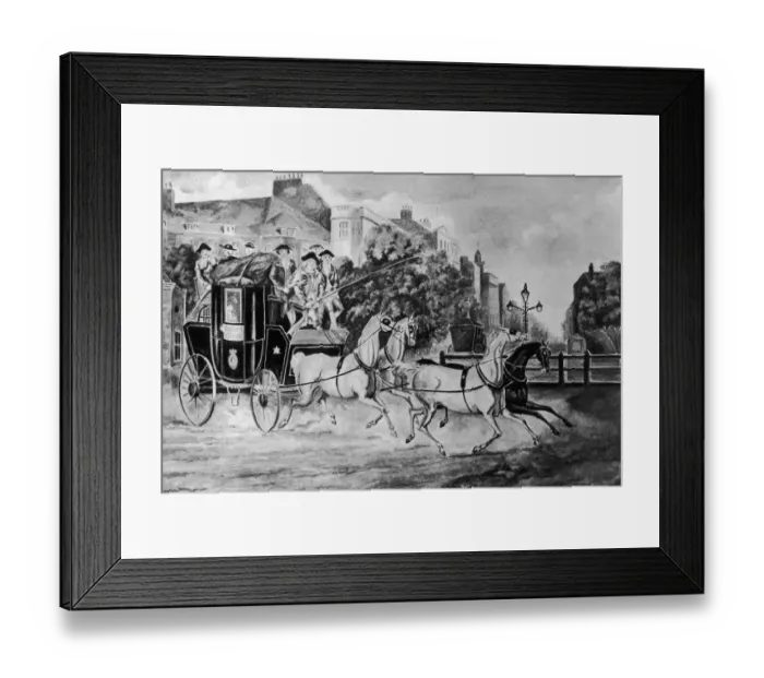 Framed Print : Oxford Coach Framed Print : Oxford Coach