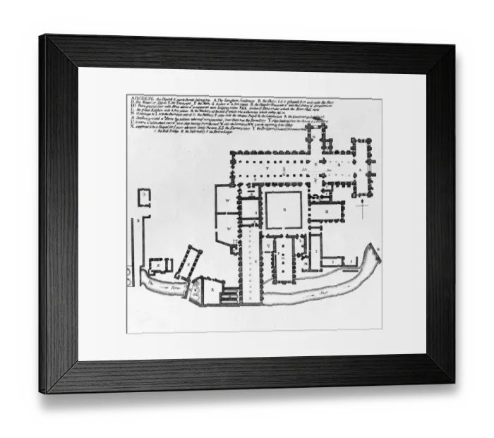 Framed Print : Fountains Abbey Framed Print : Fountains Abbey