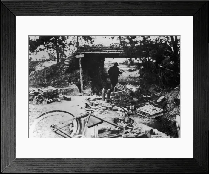Framed Print : German Battery Framed Print : German Battery