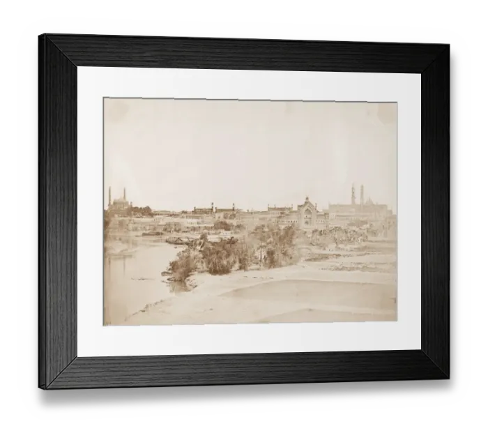 Framed Print : Lucknow. The Gomti River in Lucknow, shortly after the Indian Mutiny, 1858 Framed Print : Lucknow. The Gomti River in Lucknow, shortly after the Indian Mutiny, 1858