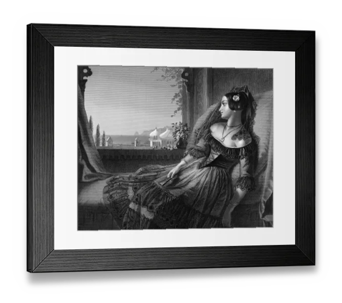 Framed Print : A Spanish Girl Framed Print : A Spanish Girl