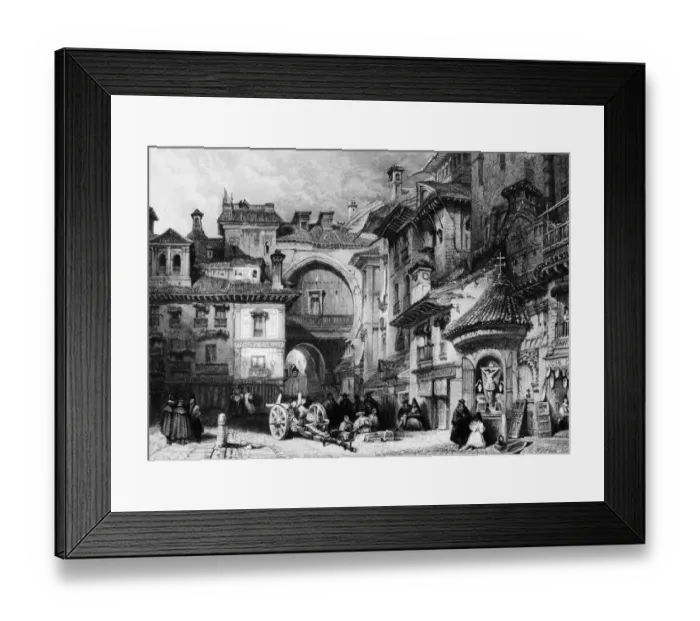Framed Print : Plaza Bib-Rambla