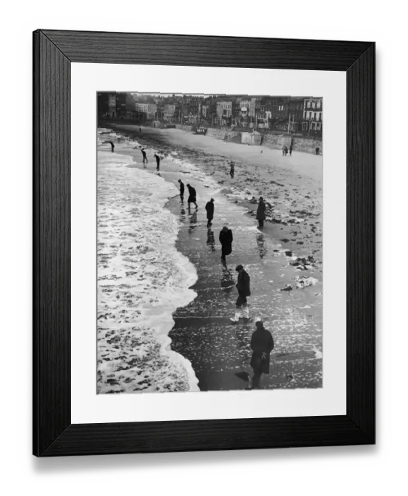 Framed Print : Beach Inspection Framed Print : Beach Inspection
