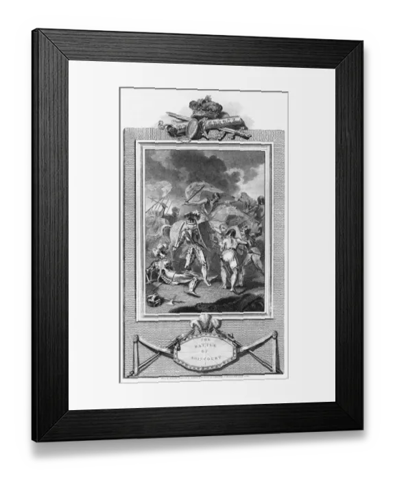 Framed Print : Battle of Agincourt Framed Print : Battle of Agincourt
