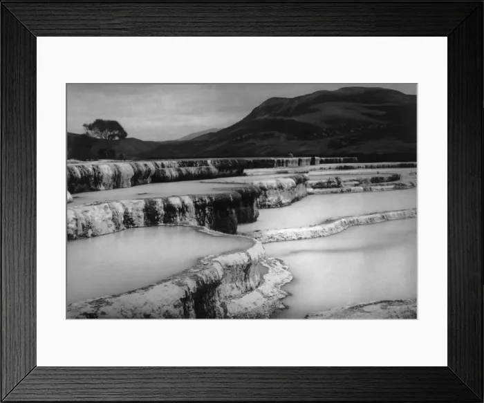 Framed Print : Cold Water Basins