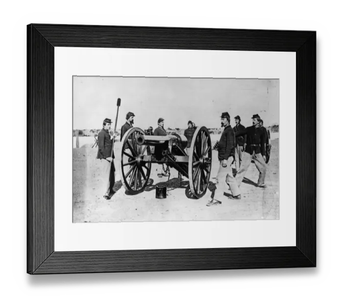 Framed Print : Union Artillery