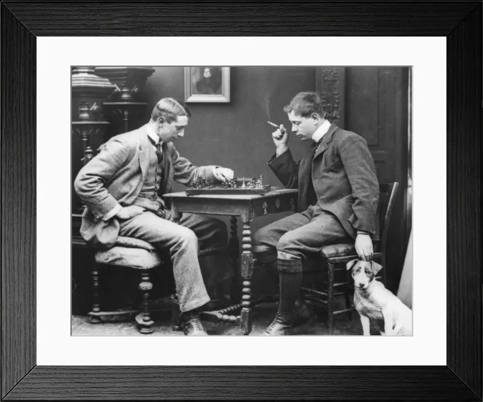 Framed Print : Chess Game Framed Print : Chess Game