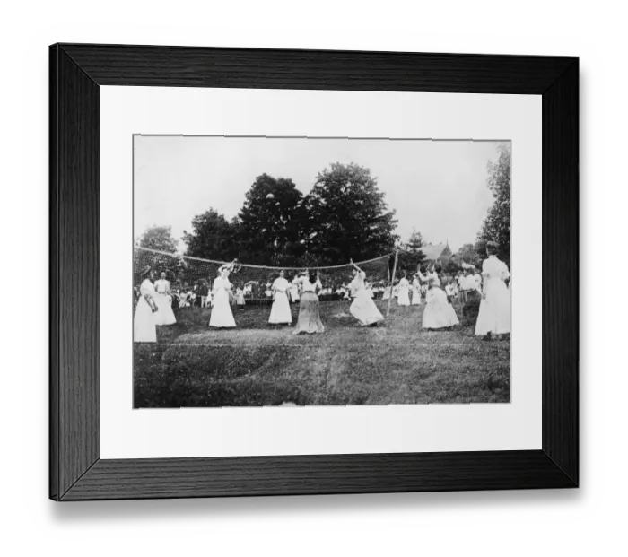 Framed Print : Ladies Volleyball Framed Print : Ladies Volleyball