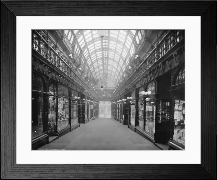 Framed Print : Shopping Arcade Framed Print : Shopping Arcade