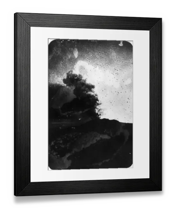 Framed Print : Mount Pelee