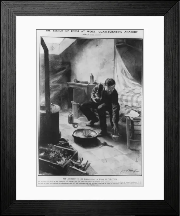 Framed Print : Anarchist At Work