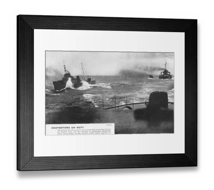 Framed Print : Destroyers On Duty Framed Print : Destroyers On Duty