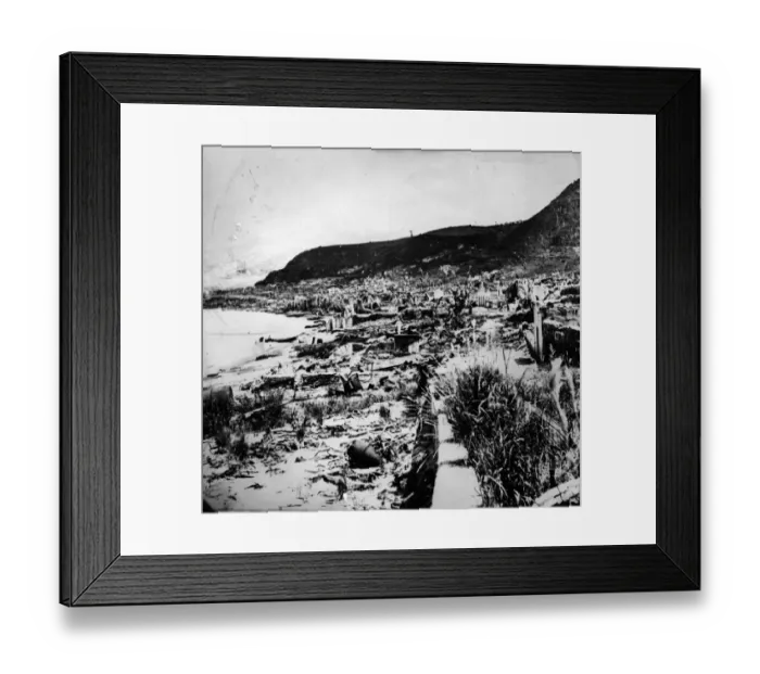 Framed Print : Volcanic Destruction Framed Print : Volcanic Destruction
