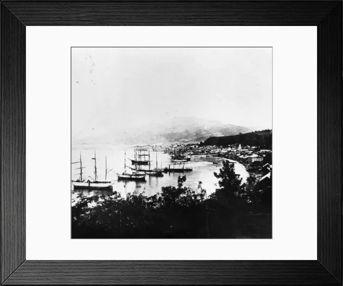 Framed Print : Caribbean Harbour Framed Print : Caribbean Harbour
