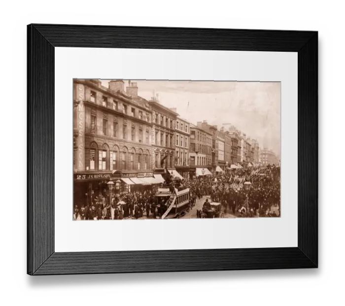 Framed Print : Street In Manchester Framed Print : Street In Manchester