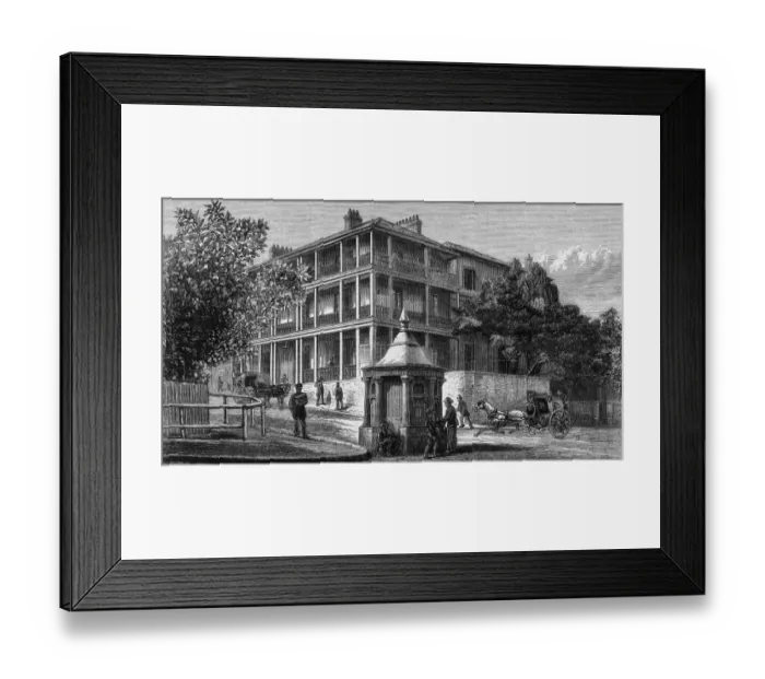 Framed Print : The Australian Club Framed Print : The Australian Club