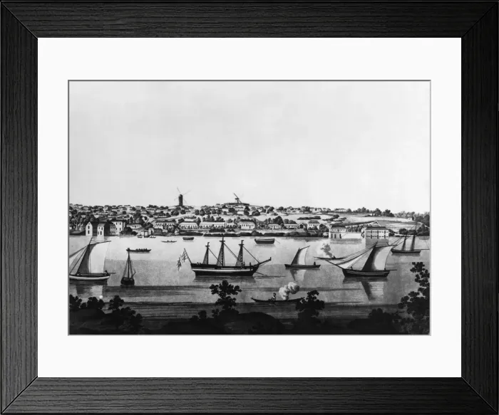 Framed Print : Ships On Sydney Cove Framed Print : Ships On Sydney Cove