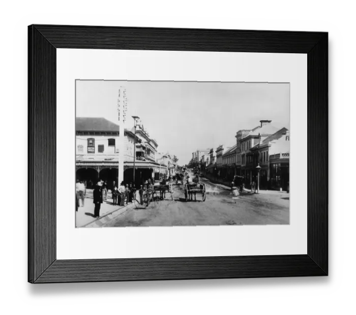 Framed Print : Brisbane Street Framed Print : Brisbane Street
