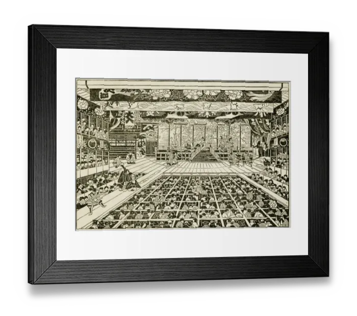 Framed Print : Japanese Theatre Framed Print : Japanese Theatre