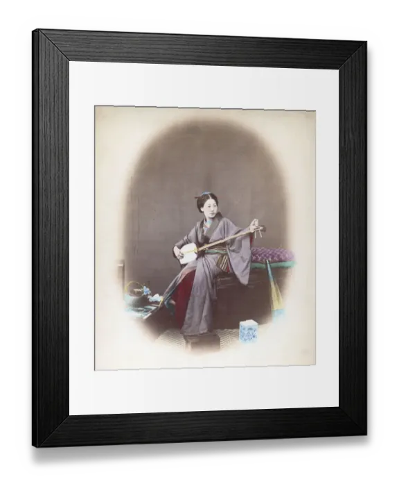 Framed Print : Japanese Musician Framed Print : Japanese Musician