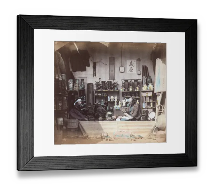 Framed Print : Japanese Curiosity Shop Framed Print : Japanese Curiosity Shop