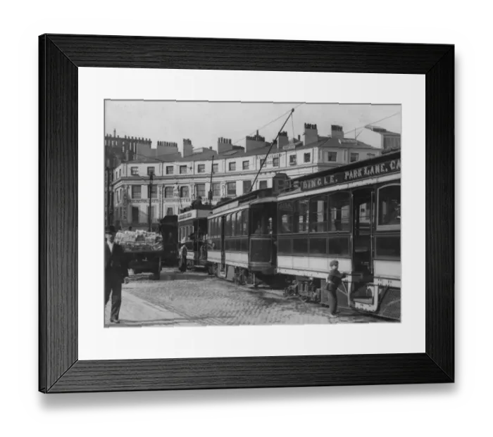 Framed Print : Tram Terminus Framed Print : Tram Terminus