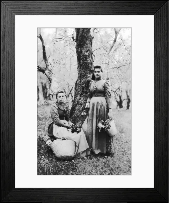 Framed Print : Flower Pickers Framed Print : Flower Pickers