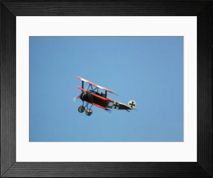 Framed Print : Fokker Dr. 1 Triplane Replica In Flight Framed Print : Fokker Dr. 1 Triplane Replica In Flight