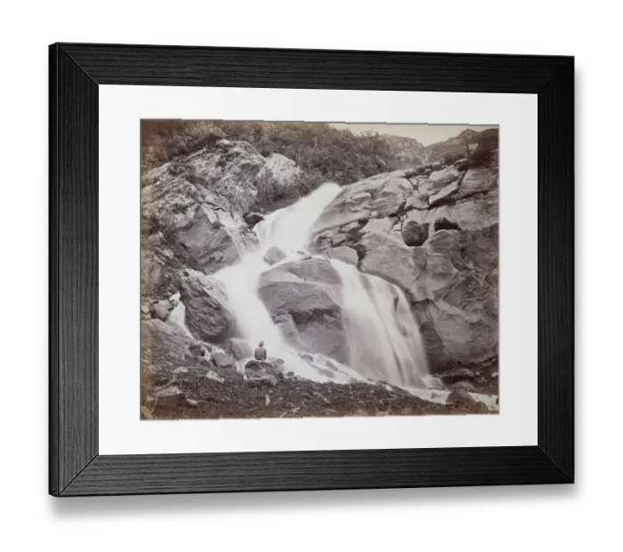 Framed Print : Waterfall In Kullu Framed Print : Waterfall In Kullu