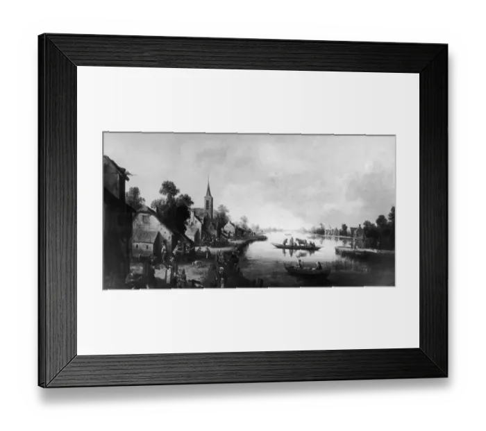 Framed Print : Dutch Village Framed Print : Dutch Village