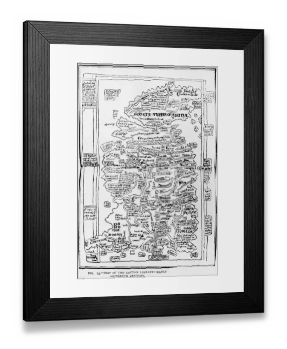 Framed Print : Sixteenth Century Britain