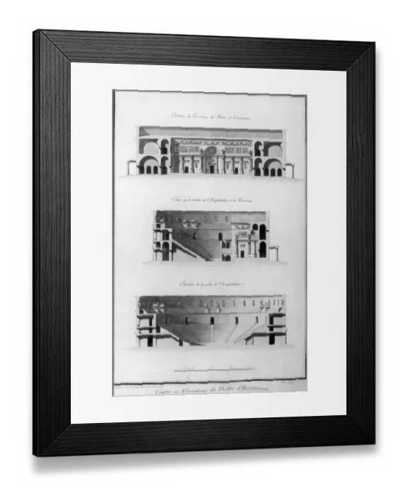Framed Print : Herculaneum Amphitheatre Framed Print : Herculaneum Amphitheatre