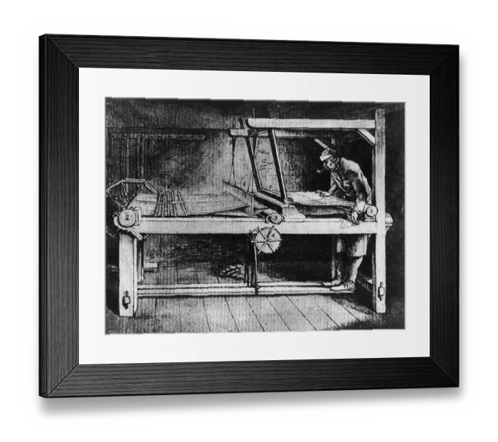 Framed Print : Loom Worker Framed Print : Loom Worker