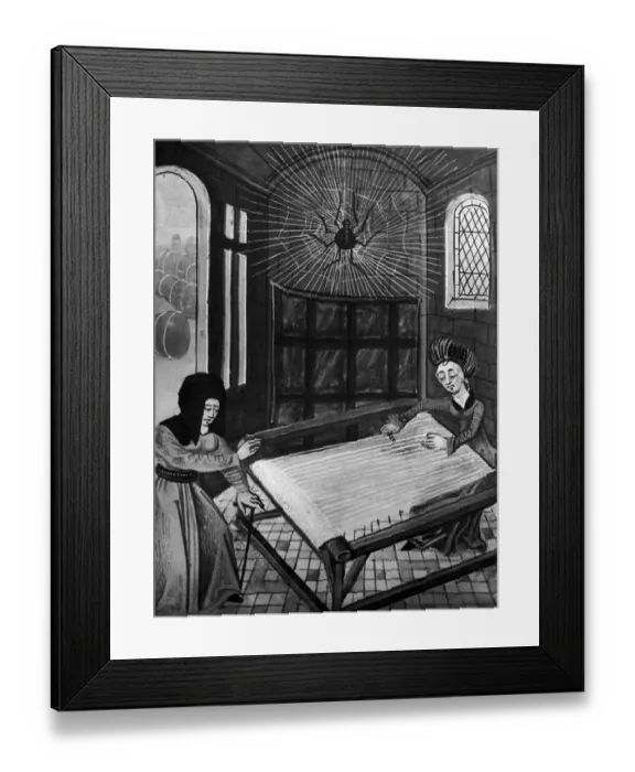 Framed Print : Weaving Pair Framed Print : Weaving Pair