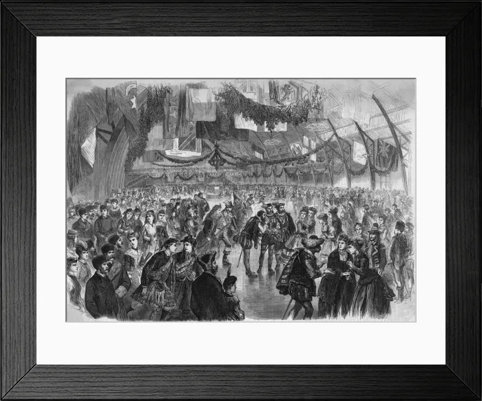 Framed Print : Masquerade On Ice Framed Print : Masquerade On Ice